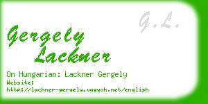 gergely lackner business card